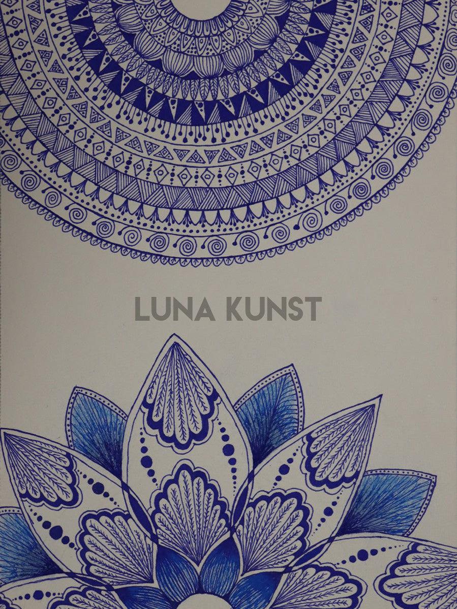 lunakunst.no-Blå Bølger